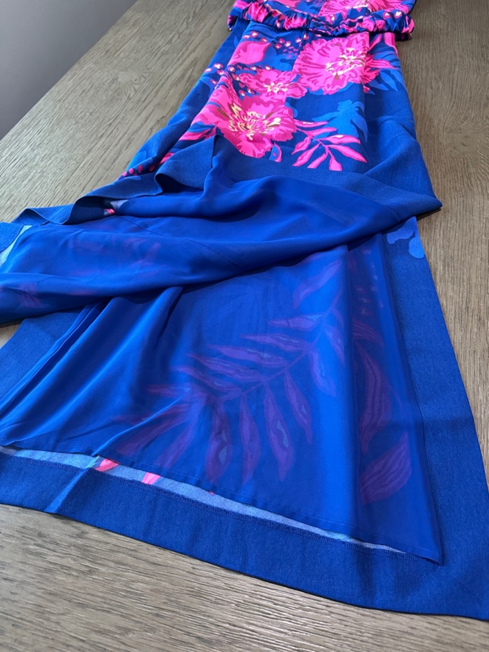Lilly Pulitzer Floral Maxi Dress Belted Size 10 - Picture 10 of 13